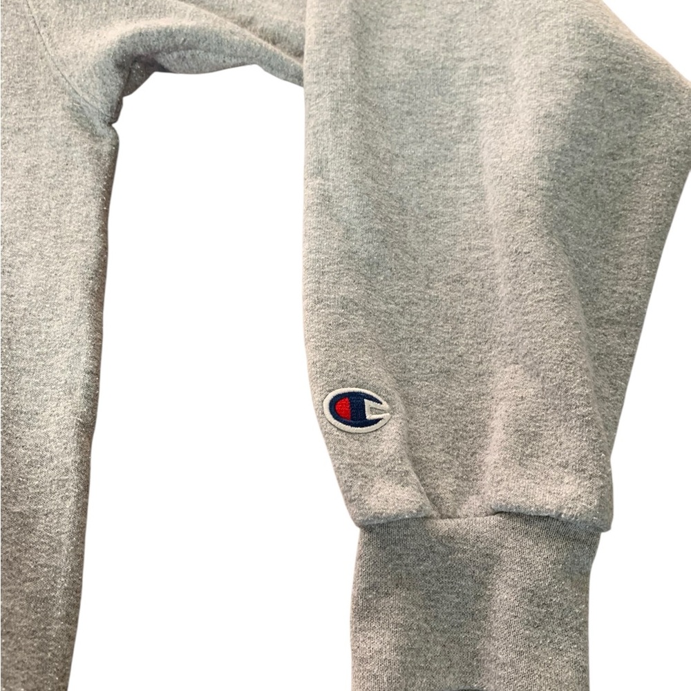 Champion Gray Stanford Soccer Hoodie Sweatshirt - Picture 7 of 8